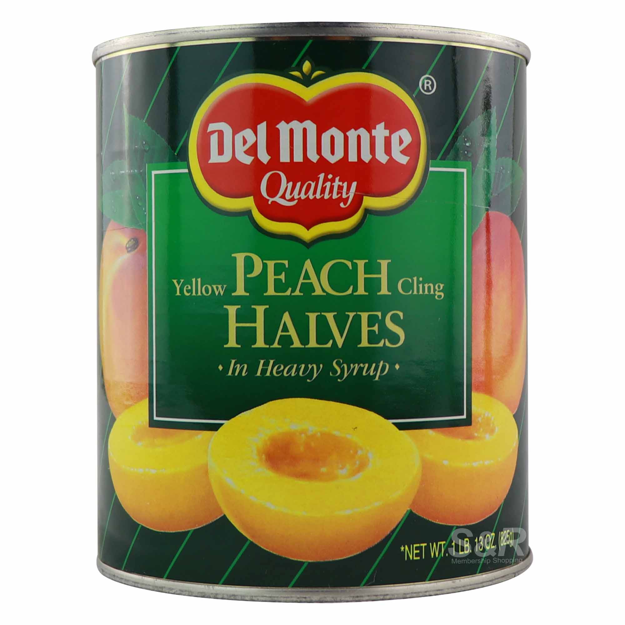 Del Monte Yellow Cling Peach Halves in Heavy Syrup 825g